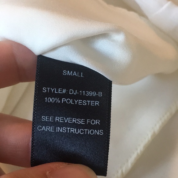 Cream One Shoulder Dress - Picture 4 of 4